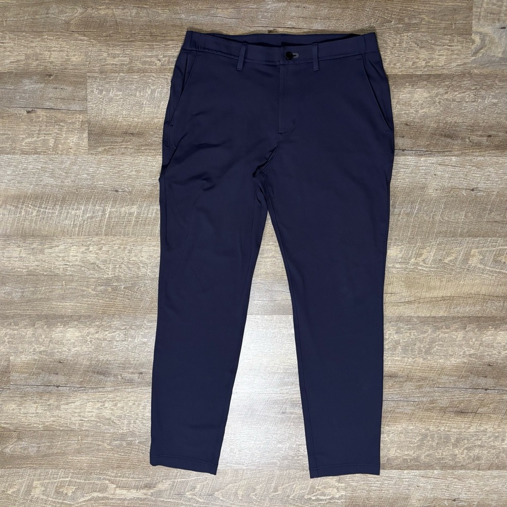 Public Rec Pants Men's 32X30 Blue Performance Chino Workday Golf Stretch